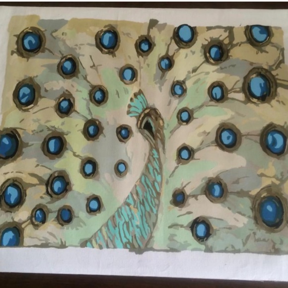 Unframed 16x20 The Courtship Acrylic Painting 2016 - Picture 2 of 4